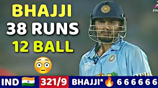 India vs Pakistan 2007 2nd ODI Highlights HARBHAJAN SINGH 38 Runs Vs PAK Most SHOCKING Batting 😱🔥 [upl. by Nylak]