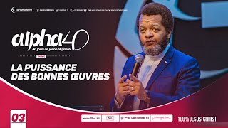 La puissance des bonnes œuvres Pasteur MARCELLO TUNASI Alpha 40 culte du 20 janvier 2021 [upl. by Ovida]