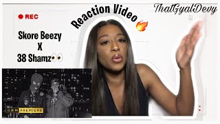 Skore Beezy x 38 Shamz Diamonds REACTION VIDEO🔥 AutoTune😱  ThatGyalDevy Reacts💕 [upl. by Narf]