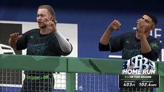 MLB The Show 24  City Connect Uniforms Tampa Bay Rays vs Texas Rangers [upl. by Ier]