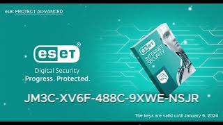 ESET NOD32 ANTIVIRUS Free Trial License activation key for 30 days  December 06 2023 [upl. by Ag]