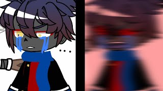 Touching Error Fanon vs Canon Undertale AU Sanses [upl. by Dahs361]