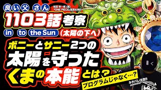 【 ONE PIECE 1103 】くまがボニーをサターン聖から守った動力は●●● ワンピース ネタバレ 最新話 考察 太陽の下へ 初日の出 2024年は 1104話エッグヘッド編予想 [upl. by Meeki245]