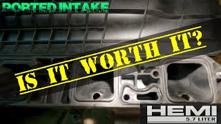 Porting the 57 Hemi Intake Manifold  How I did it [upl. by Yuille]