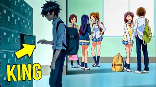 Loser Dated A Goddess And Gives Him A King Power But Hides It At School To Be Ordinary  Anime Recap [upl. by Nnylekoorb]