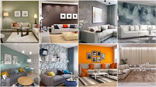 Modern living room color combinations 2024 home interior wall painting colours ideas [upl. by Eidnalem]