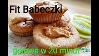 babeczki Bananowe Fit babeczki gotowe w 20 minut muffinki fitmuffinki [upl. by Enak]