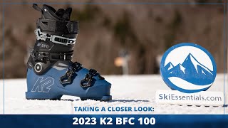 2023 K2 BFC 100 Ski Boots Short Review with SkiEssentialscom [upl. by Beard]