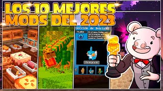 10 INCREIBLES mods para MINECRAFT 120 quotLos mejores de 2023quot [upl. by Neeluj]