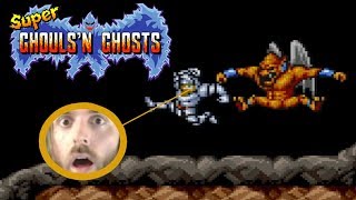 Super Ghouls n Ghosts SNES  Extraordinarily Hard Games 10 [upl. by Pontone]