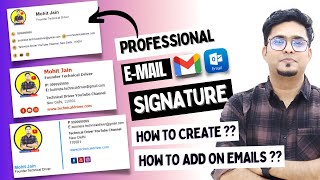 How To Add a Signature in Gmail  Create A Professional EMail Signature  In Just 2 Minutes  🔥🔥 [upl. by Carla462]