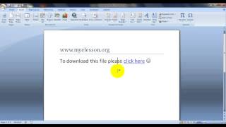 Create A Hyperlink In MS Word Hindi [upl. by Adrien]