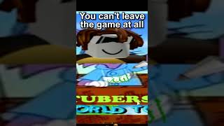 Joining A Tubers93 Hacked Roblox Game 😱⚠️ roblox shorts [upl. by Ronnholm963]