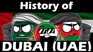 CountryBalls  History of Dubai United Arab Emirates [upl. by Naejarual]