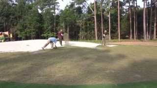 Hand Sprigging greens with TifEagle Bermuda Grass at Chechessee Creek Club [upl. by Aital]