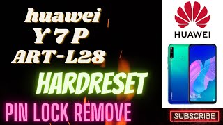 Huawei Y7P ARTL28 Kirin 710F HardReset Forgot Pin Lock Remove Free Method 100 Working [upl. by Atteynod]