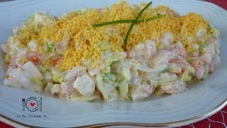 Cómo hacer Ensaladilla de Marisco  LHCY [upl. by Haman644]