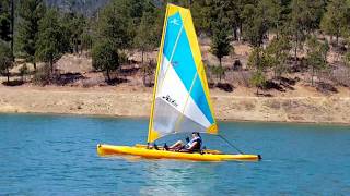 Sailing at Grindstone Lake Ruidoso NM [upl. by Shanda591]