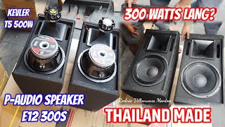 PAUDIO SPEAKER E12 300S THAILAND MADET5 KEVLER TWEETERELECTRO SOUNDS AND DIY [upl. by Ji]