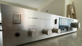 5  PIONEER STEREO AMPLIFIER SA520 from backyard sale [upl. by Shirleen846]