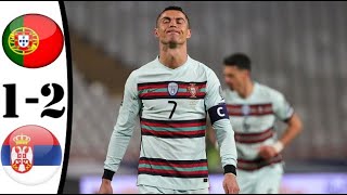 Portugal vs Serbia 1  2 All Goals amp Highlights  CR7 Hardest Qualifications Match HD [upl. by Evot]