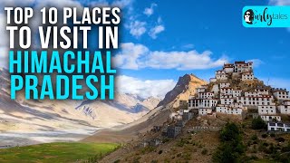 Top 10 Places To Visit In Himachal Pradesh  Curly Tales [upl. by Ahsenyl]