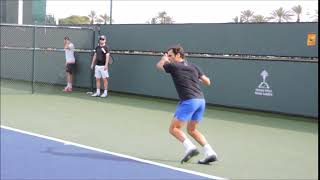 federer return attack and volley [upl. by Ibocaj]