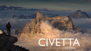 MONTE CIVETTA a fantastic experience in the Dolomites [upl. by Yemorej]