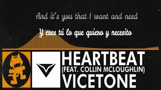 House  Vicetone  Heartbeat feat Collin McLoughlin Sub español amp Ingles [upl. by Oralia386]