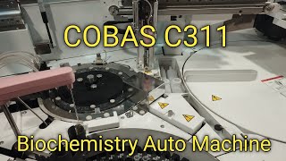 Cobas C311 Roche Biochemistry fully automated biochemistry analyzer machine [upl. by Ahsinnod591]