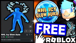 FREE LAYERED CLOTHING ACCESSORY HOW TO GET NHL Icy Glow Aura ROBLOX NHL Blast EVENT [upl. by Lundin936]