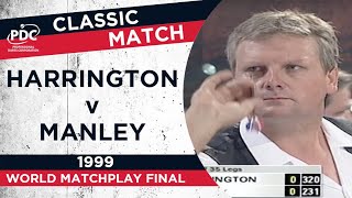 Harrington v Manley  1999 World Matchplay Final  Extended Highlights [upl. by Shir]