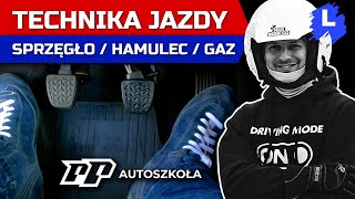 PORADNIK Jazda samochodem sprzęgło hamulec gaz Prawo jazdy nauka jazdy Tychy PP Autoszkoła [upl. by Homer]