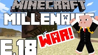 DECLARING WAR  Minecraft Millenaire Mod Survival  E18 [upl. by Ahsinuq230]