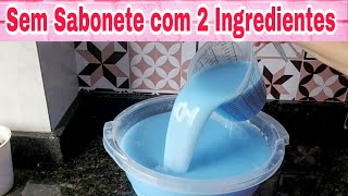 Como Fazer Amaciante Caseiro Sem Sabonete com 2 Ingredientes Rende 5L Fácil e Rápido [upl. by Norred]