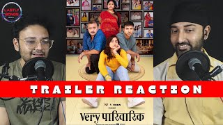 TVFs VERY PARIVARIK  Trailer Reaction in Bengali  Weekly Show on Youtube [upl. by Jenkel948]