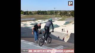 Sarrians  une butte de 8 mètres de haut pour les mondiaux du BMX [upl. by Eadrahc235]