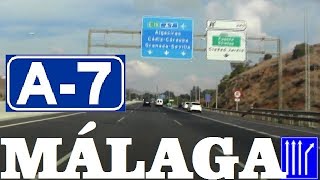 A7 Málaga Circunvalación Málaga  Tramo Málaga Este  Málaga Orbital Highways A7 [upl. by Niwdla393]