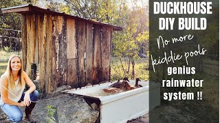 Building a duck house with pool  Simple duck house ideas [upl. by Tterag]