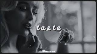 Taste  Instrumental  Sped Up  Sabrina Carpenter [upl. by Kenny]