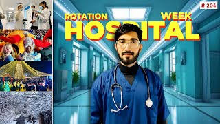 HOSPITAL 🏥 ROTATION  WEEK OF MED 🥼STUDENT [upl. by Arocahs]