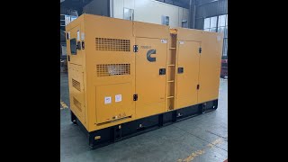 250kva200kw soundproof enclosure diesel generator by Cummins engine 6LTAA89G2 [upl. by Earazed]