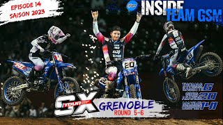 Une Grosse FRAYEUR et DES VICTOIRES au SX de Grenoble  🇫🇷 SX TOUR 2023 Rd5amp6🔥 INSIDE TEAM GSM EP14 [upl. by Seraphim]