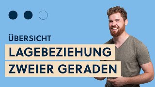 Lagebeziehung Gerade  Gerade  Übersicht alle Fälle  Formeln Schnittpunkt Schnittwinkel Abstand [upl. by Dodd]