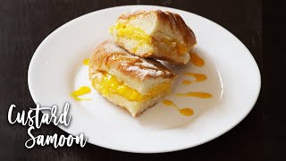 Custard Samoon  5minute Recipe  Quick amp Easy  Niqabi Special  Lockdown Special [upl. by Ojeibbob279]