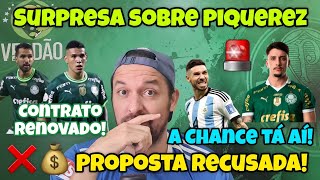 ❌💰PROPOSTA RECUSADA SURPRESA POR PIQUEREZ PALMEIRAS ABRAM O OLHO OLHA O MONTIEL AÍ ATLETA RENOVA [upl. by Kling]