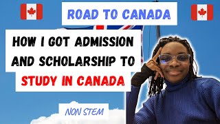 How I got admission and scholarship to study in Canada Study in Canada from GhanaTips amp strategies [upl. by Ragg]