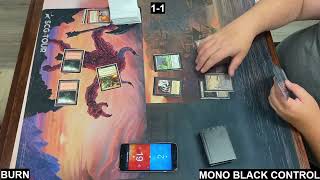 Pauper  Burn VS Mono Black Control [upl. by Phillipe]