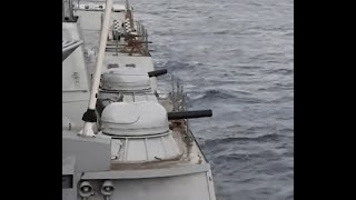 Indian Navy AK630M CIWS in Action [upl. by Hayalat]