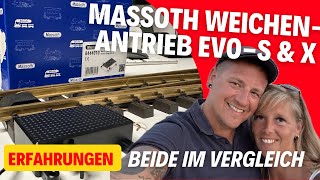 Massoth EVOS amp EVOX Weichenantrieb reviewTest  Modellbau  LGB Gartenbahn Modelleisenbahn 125 [upl. by Aicemat]